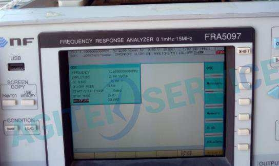 NF頻率特性分析儀FRA5097開機報錯維修